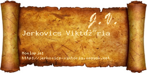 Jerkovics Viktória névjegykártya